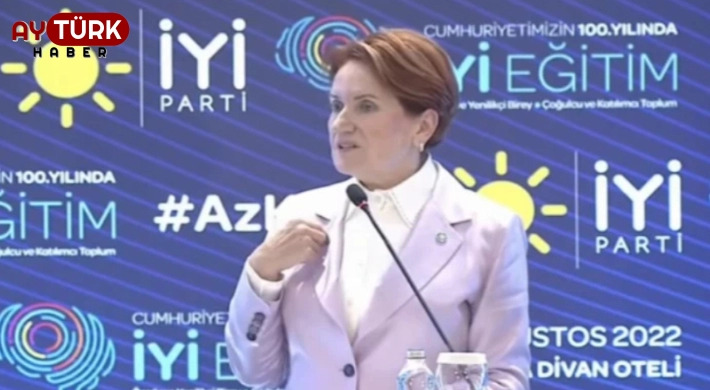 Akşener ’İYİ Eğitim’i anlattı... ”Değişmedik hiç bir şey kalmadı”