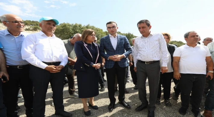 Gaziantep Karapınar Gölü’nde Başkan Şahin’den inceleme