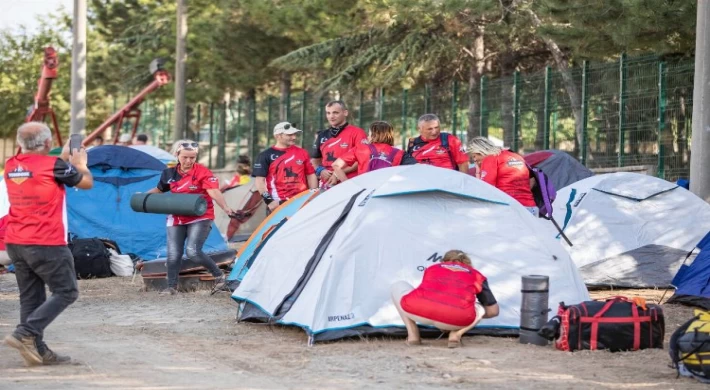 ’Zafer Yürüyüşü’ için Afyon Yeşilçiftlik’te çadırlar kuruldu