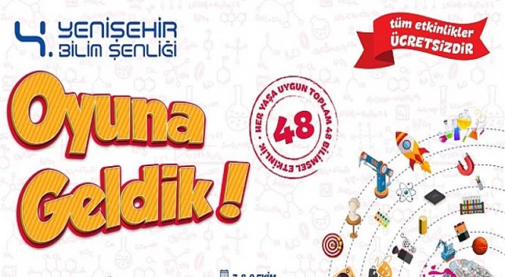 4. Yenişehir Bilim Şenliği için geri sayım başladı