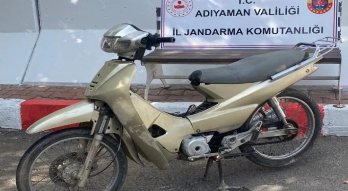 Adıyaman’da şüpheli motosiklet Jandarma’yı harekete geçirdi