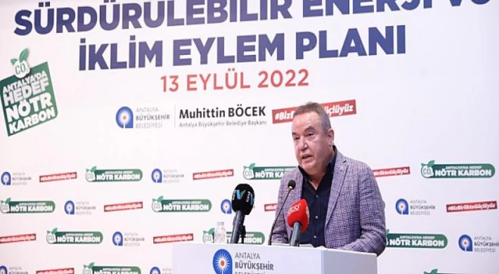 Antalya Büyükşehir Belediyesi Sürdürülebilir Enerji ve İklim Eylem Planı’nı açıkladı