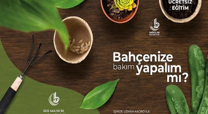 Bağcılar’da “Bahçe Bakım” kursu açıldı