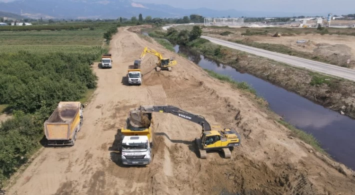 Bursa Yıldırım’da Samanlı’nın taşkın riski tarihe karışıyor