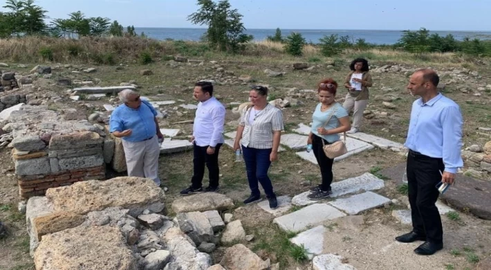 Enez Kaymakamı’ndan tarihi alanlara ziyaret