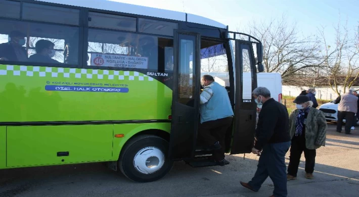 Kocaeli’de kırsalda toplu ulaşım hattı 85’e ulaştı