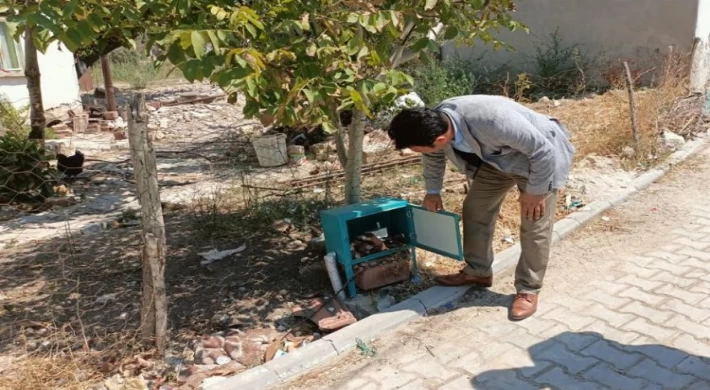 Manisa Saruhanlı’da su sayaçları hane dışına taşınıyor