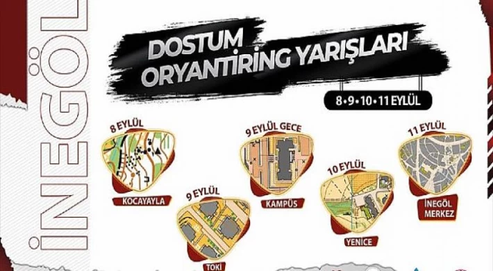 Oryantiring Şampiyonası Başlıyor