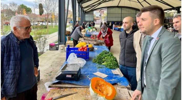 CHP Silivri İlçe Başkanı Esen'in Değirmenköy esnaf ziyareti