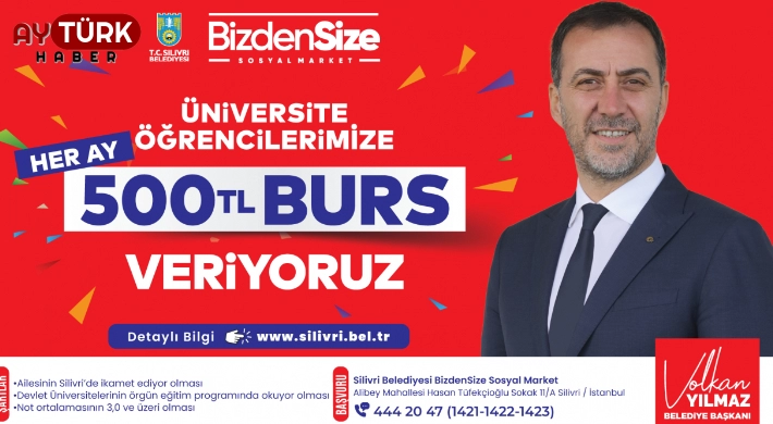 BAŞKAN YILMAZ AÇIKLADI: ÜNİVERSİTE ÖĞRENCİLERİNE AYLIK 500 TL BURS