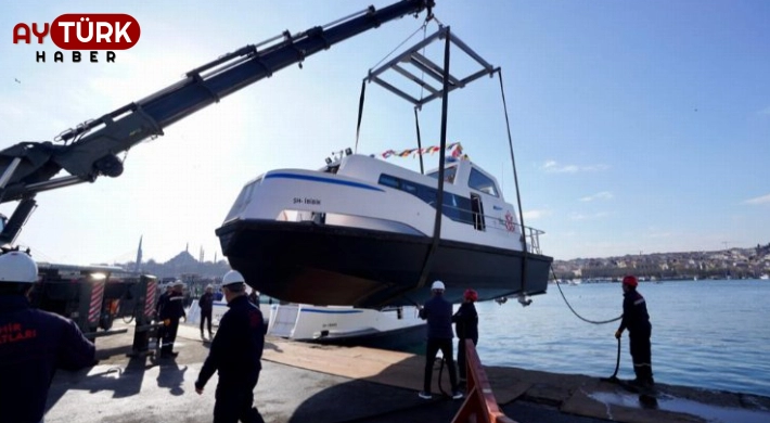 Elektrikli deniz taksileri işbaşında