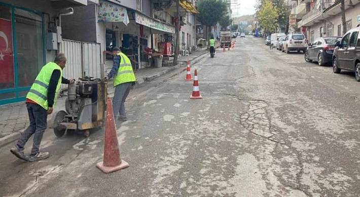 İzmit Akmeşe Menderes Caddesi yenileniyor