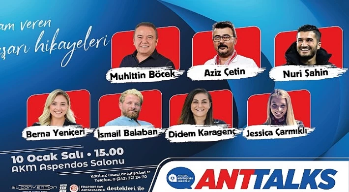 “ANTTALKS” başlıyor