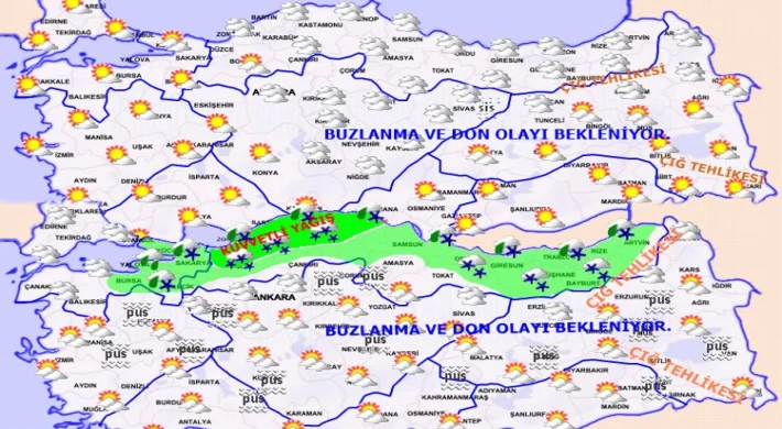 Bugün güneş, yarın kar! Soğuk havaya dikkat