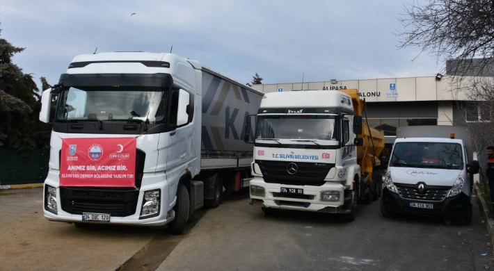 HATAY'DA KURULAN ÇADIR KÖYLER İÇİN 22. TIR YOLA ÇIKTI