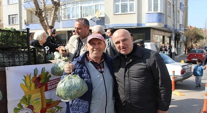 Saray Belediyesi’nden Ücretsiz Ispanak ve Lahana