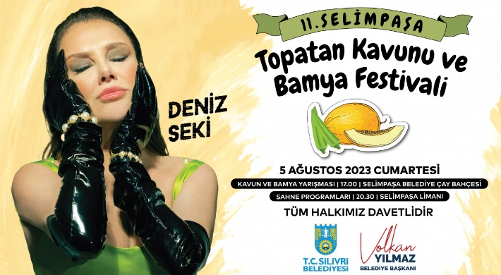 Selimpaşa Kavun ve Bamya Festivali 5 Ağustos'ta