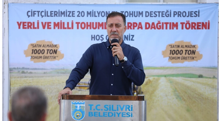 YILMAZ: "İSTANBUL'UN EN BÜYÜK ÇİFTÇİSİ SİLİVRİ BELEDİYESİDİR"