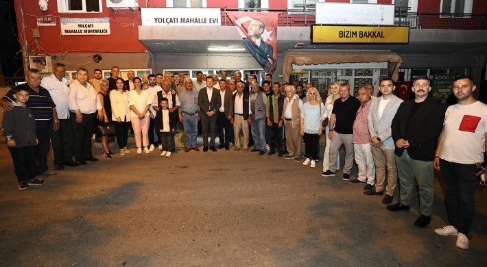 Başkan Bora Balcıoğlu Yolçatı Mahallesi’nde Halkla Buluştu