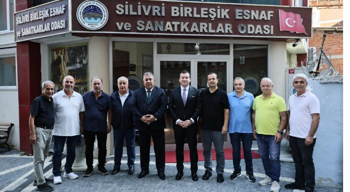 Başkan Balcıoğlu Silivri Birleşik Esnaf ve Sanatkârlar Odası'nı Ziyaret Etti