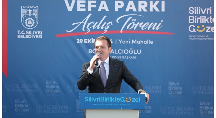 Silivri Belediye Başkanı Bora Balcıoğlu, Vefa Parkı Açılışını Gerçekleştirdi