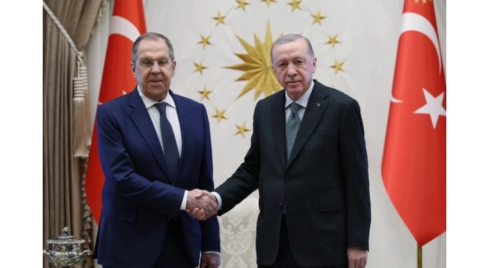 Cumhurbaşkanı Erdoğan, Rusya Dışişleri Bakanı Lavrov’u kabul etti