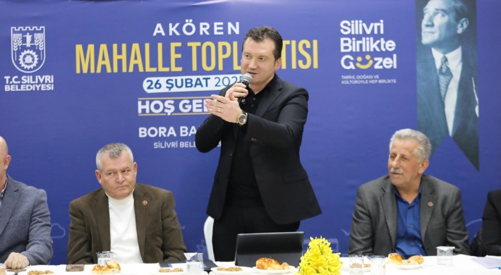 Silivri Belediye Başkanı Bora Balcıoğlu Akören Mahallesi’nde Vatandaşlarla Buluştu