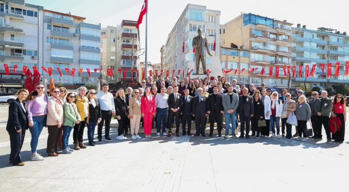 Başkan Balcıoğlu, 14 Mart Tıp Bayramı Çelenk Sunma Törenine Katıldı