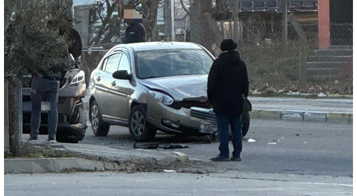 Değirmenköy’de Maddi Hasarlı Trafik Kazası