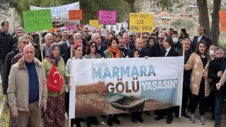 Doğaseverler Manisa Marmara Gölü’nün Çığlığını Duyurmak İçin Buluştu