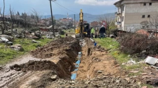 Bursa Orhaneli’nde BUSKİ’den altyapı yenilemesi