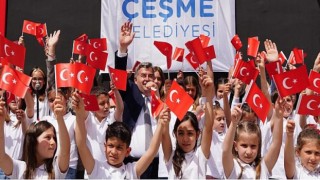 Çeşme’de 23 Nisan coşkusu