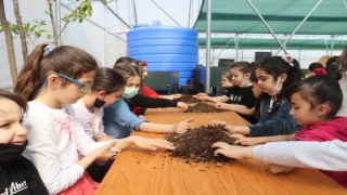 Çocuklar Yaşam Bahçesi’nde hem eğlendi hem öğrendi