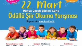 Kocaeli İzmit Belediyesinin ödüllü şiir okuma yarışması sonuçlandı