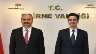 Bulgaristan Kültür Bakanı Atanasov, Vali Canalp’i ziyaret etti