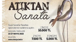 Büyükşehir’den hurdaya çıkan atık malzemeler sanata dönüşecek