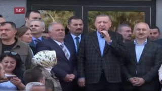 Cumhurbaşkanı Erdoğan: İstanbul Çatalca’da çukur-çamur kalmayacak