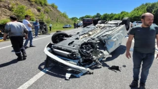 Düzce’de trafik kazası: 2 yaralı