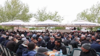 Kayseri Kocasinan’da ’Şükür Sofrası’ kuruldu