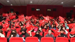 Malatya’da öğrenciler ’Kurtuluş Hattı’ filmini izledi