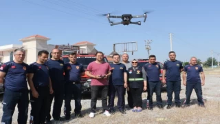 Manisa’nın itfaiye erleri drone eğitiminde