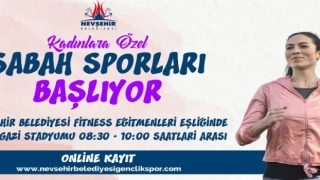 Nevşehir’de kadınlara özel sabah sporu