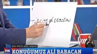 ALİ BABACAN: ‘Erdoğan kazanamaz’