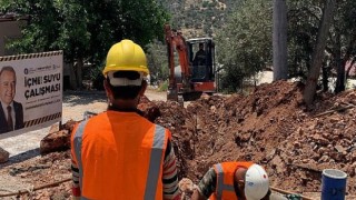 Antalya Kaş’ta içme suyu çalışmaları devam ediyor