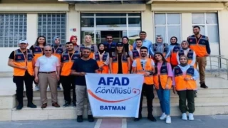 Batman’da AFAD gönüllüleri Sason’u gezdi