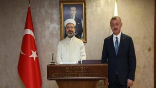 Diyanet İşleri Başkanı Erbaş’tan Büyükşehir’e ziyaret