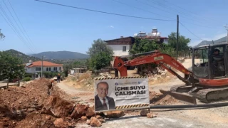 Kaş’ta içme suyu çalışmaları devam ediyor