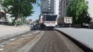 Kayseri Talas’ta yollar yenileniyor