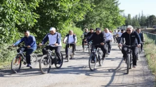 Kayseri Yahyalı’da bisiklet turu