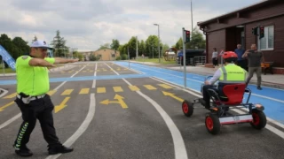 Kocaeli’de Trafik Eğitim Parkı’nda ilk ders Başkan’dan